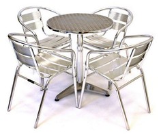 Набор уличный LFT-3059/T3127-D60 Silver 4Pcs Afina