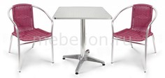 Набор уличный LFT-3099F/T3125-60x60 Bordo 2Pcs Afina