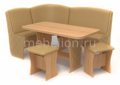 Уголок кухонный Консул-2-4 Лайт с накладками Maestro