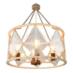 Подвесной светильник Iceberg 0226 2-0226-4-WH+BR E27 Riforma
