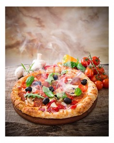 Панно (40х50 см) Пицца 1744086К5040 Ekoramka