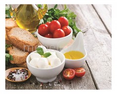 Панно (60х40 см) Салат из моцареллы 133715771 Ekoramka