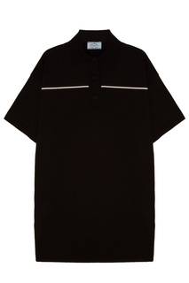 Черное платье-футболка Prada
