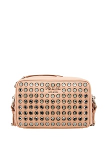 Бежевая сумка с кристаллами Prada