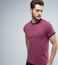 Ягодно-красная футболка Jack Wills Baildon Ringer - Розовый