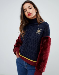 Свитшот с высоким воротом Tommy Hilfiger - Мульти