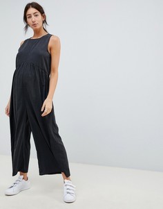 Комбинезон в минималистском стиле со сборками ASOS DESIGN Maternity - Серый