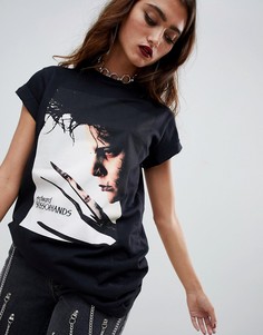 Футболка с принтом ASOS DESIGN - Черный
