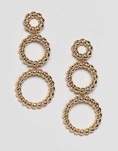 Серьги-кольца River Island - Золотой