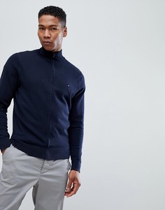 Джемпер с короткой молнией Tommy Hilfiger - Темно-синий