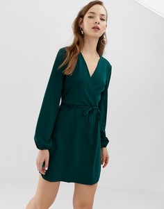 Платье мини с запахом JDY - Зеленый