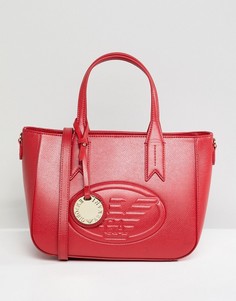 Маленькая сумка с молнией Emporio Armani - Красный