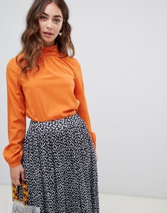 Блузка с пышными рукавами Vero Moda - Оранжевый