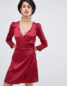 Платье с запахом Girls on Film - Красный