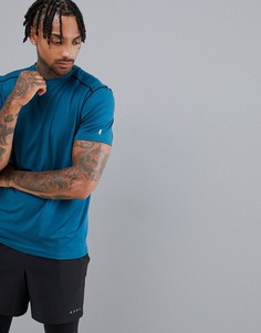 Сине-зеленая эластичная футболка New Look SPORT - Синий