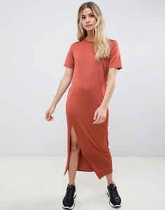 Платье-футболка макси ASOS DESIGN - Оранжевый