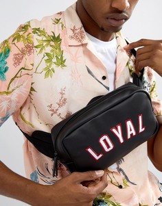 Черная сумка-кошелек через плечо с вышивкой Loyal ASOS DESIGN - Черный
