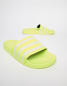 Желтые шлепанцы adidas Originals Adilette B37957 - Желтый