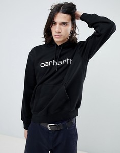 Худи черного цвета с вышитым логотипом Carhartt WIP - Черный