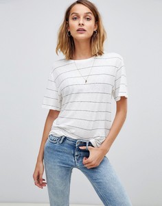 Футболка в полоску AllSaints - Белый