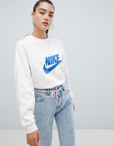 Белый свитшот с логотипом Nike Archive - Белый