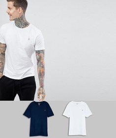 2 футболки для дома Farah - Темно-синий