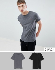 2 футболки для дома Farah - Черный