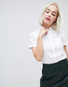 Рубашка с короткими рукавами New Look - Белый