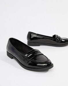 Туфли на плоской подошве ASOS DESIGN Minny - Черный