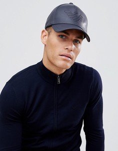 Темно-синяя бейсболка Emporio Armani - Темно-синий