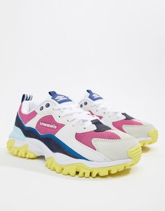 umbro bumpy trainers in white