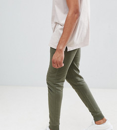 Джоггеры скинни цвета хаки ASOS DESIGN tall - Зеленый