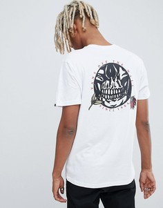 Белая футболка с принтом на спине Vans VN0A3HR6WHT1 - Белый