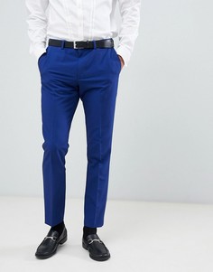 Синие зауженные брюки Burton Menswear - Синий