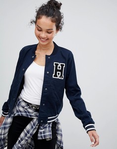 Университетская куртка Hollister - Темно-синий