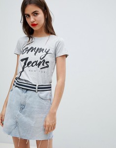 Рубашка с логотипом Tommy Jeans - Серый