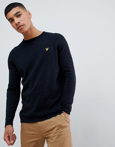 Джемпер с отворачивающимся воротником Lyle & Scott - Черный