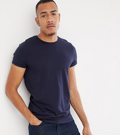 Темно-синяя футболка с круглым вырезом ASOS DESIGN Tall - Темно-синий