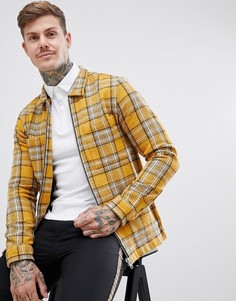 Желтая рубашка навыпуск River Island - Желтый