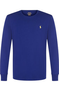 Хлопковый лонгслив с круглым вырезом Polo Ralph Lauren