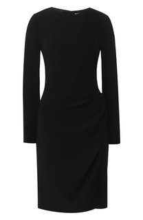 Шерстяное платье с круглым вырезом Givenchy