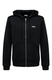 Хлопковая толстовка с декоративной отделкой Kenzo