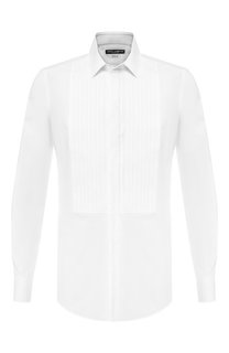 Хлопковая сорочка для смокинга Dolce & Gabbana