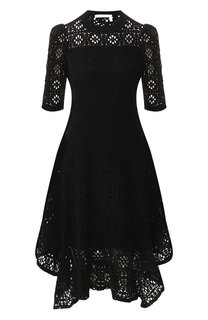 Кружевное платье-миди с оборками See by Chloé