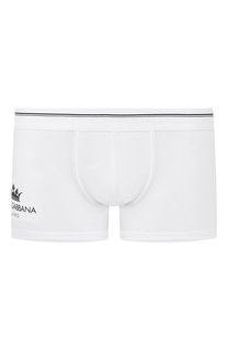 Хлопковые боксеры с широкой резинкой Dolce & Gabbana