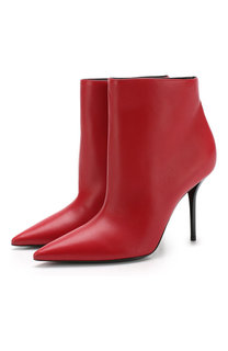 Кожаные ботильоны Pierre на шпильке Saint Laurent