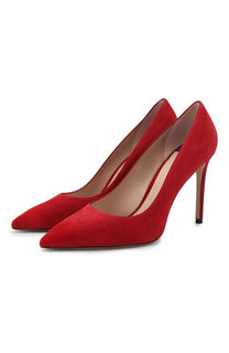 Замшевые туфли на шпильке Stuart Weitzman