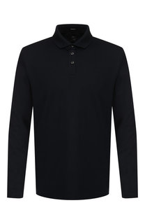 Хлопковое поло с длинными рукавами BOSS