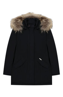 Парка с меховой отделкой на капюшоне Woolrich