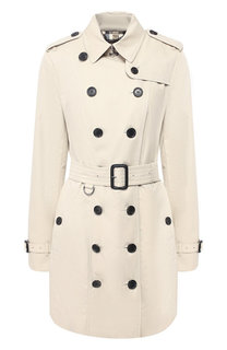Двубортное хлопковое пальто Burberry